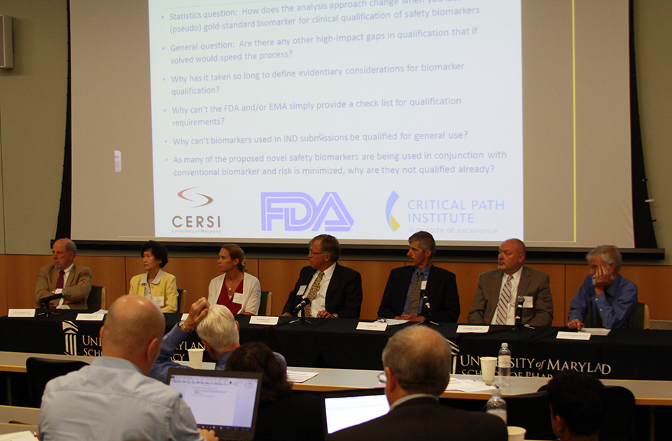 Panelists at CERSI Symposium on Biomarkers in Drug Development