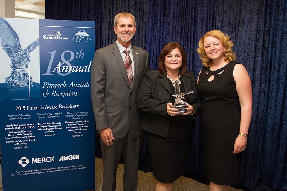 Rodriguez de Bittner Receives APhA’s Pinnacle Award for Career Achievement