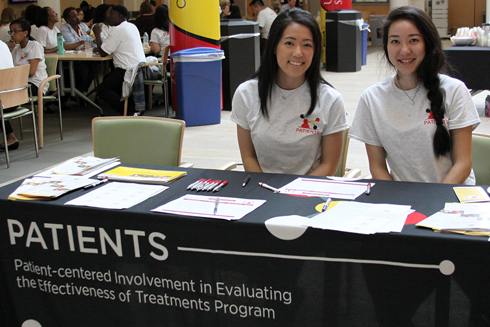 Students Greet Participants Attending PATIENTS Day