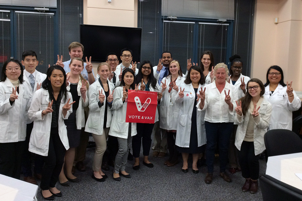 Student Pharmacists Participate in National Vote & Vax Initiative