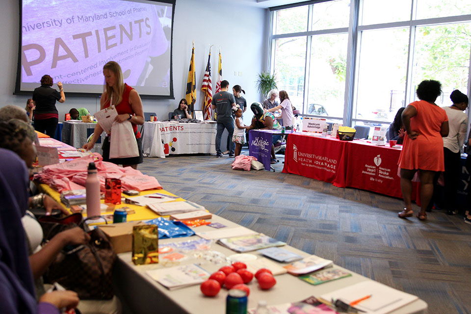 Free health fair hosted as part of PATIENTS Day.