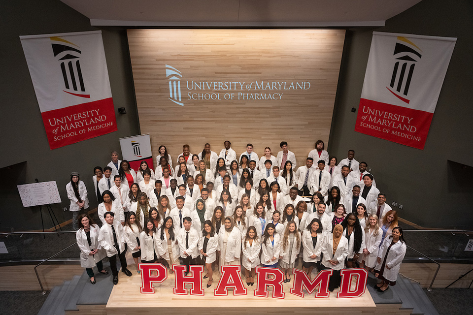 The Class of 2027 at the White Coat Ceremony.